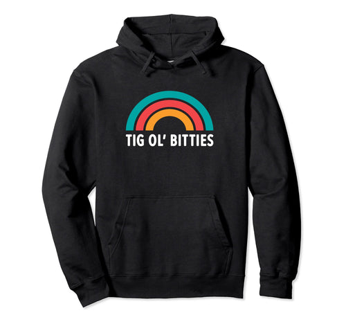 Tig Ol Bitties Rainbow Studio Sweatshirt - Fun Novelty Design Unisex - T-Shirt, Sweatshirt, Hoodie