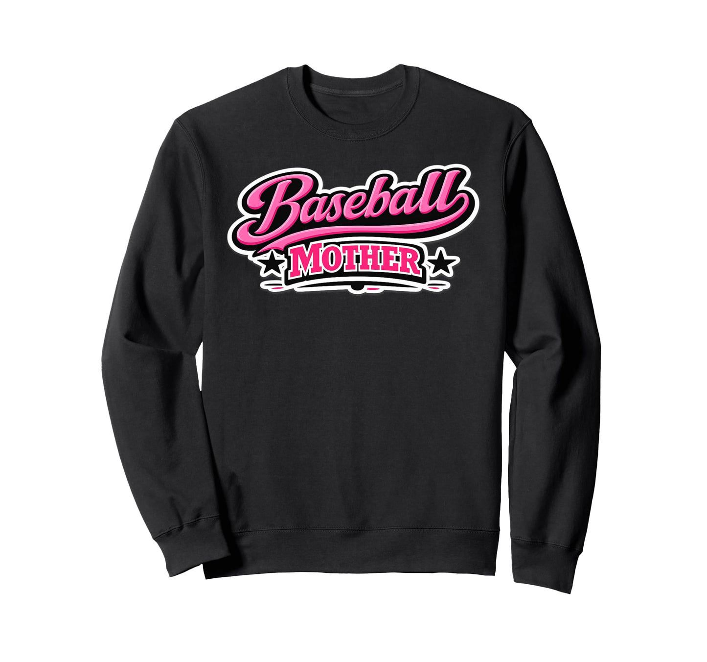 Baseball Mother Game Day Script Sweatshirt - Fun Novelty Design for Adults - T-Shirt, Sweatshirt, Hoodie