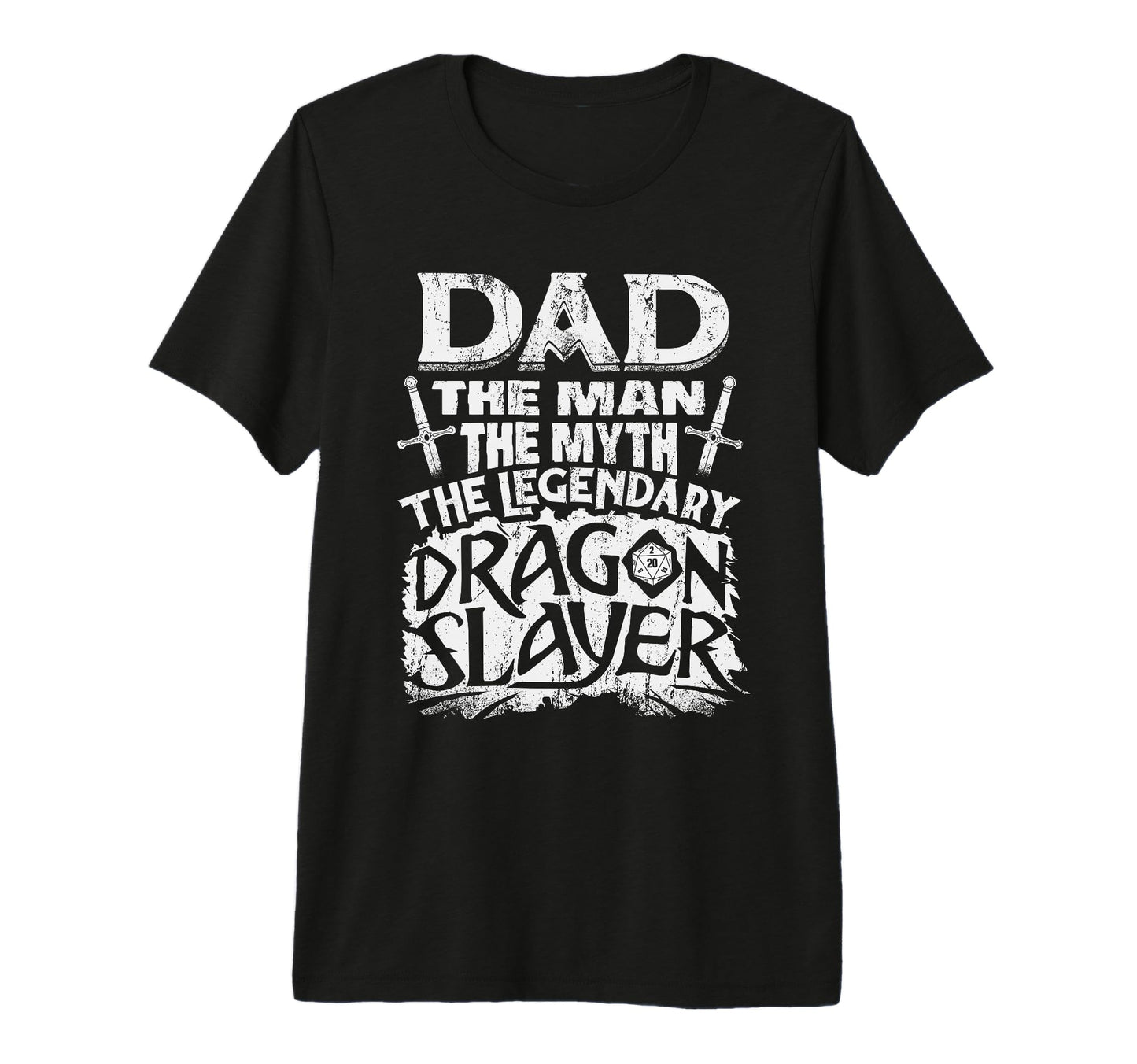 Dad Myth Funny Fathers Day Rpg T-Shirt - Fun Novelty Design for Adults - T-Shirt, Sweatshirt, Hoodie