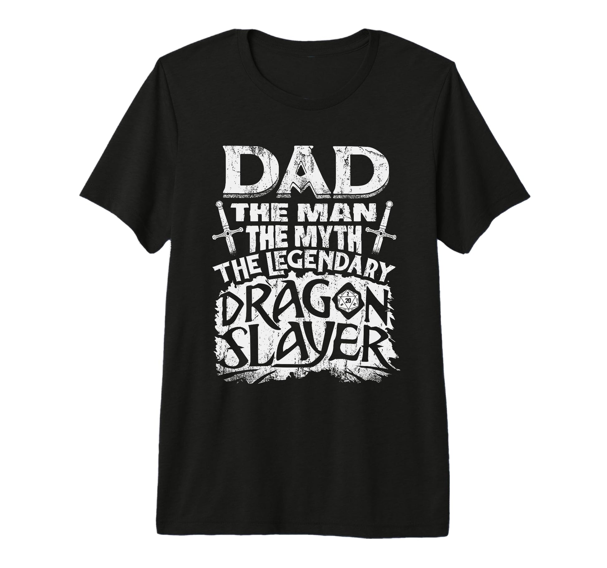 Dad Myth Funny Fathers Day Rpg T-Shirt - Fun Novelty Design for Adults - T-Shirt, Sweatshirt, Hoodie