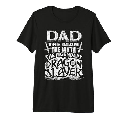 Dad Myth Funny Fathers Day Rpg T-Shirt - Fun Novelty Design for Adults - T-Shirt, Sweatshirt, Hoodie