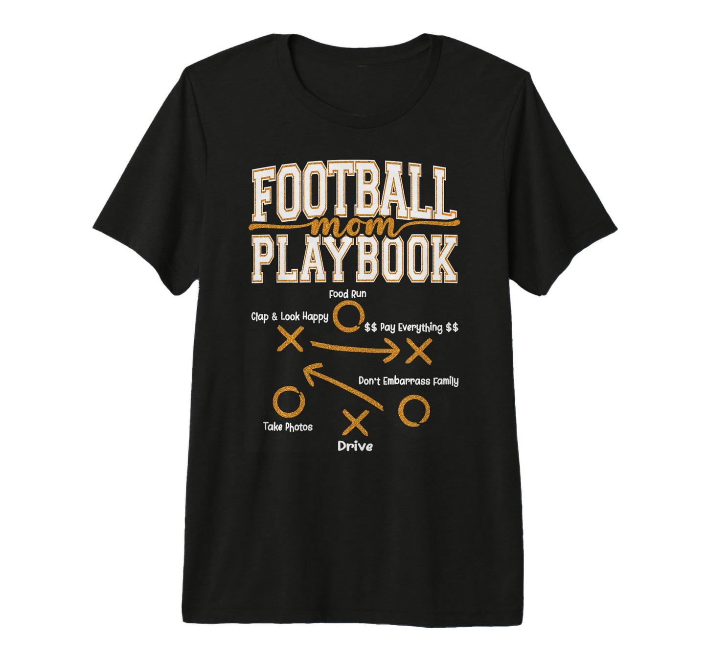 Football Mom Playbook Game Day T-Shirt - Unique Graphic for Adults - T-Shirt, Sweatshirt, Hoodie