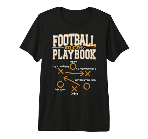 Football Mom Playbook Game Day T-Shirt - Unique Graphic for Adults - T-Shirt, Sweatshirt, Hoodie