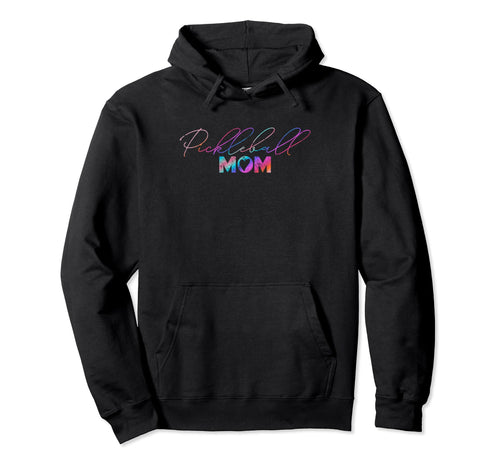 Mothers Day Rainbow Pickleball Mom Hoodie - Graphic Print for Adults - T-Shirt, Sweatshirt, Hoodie