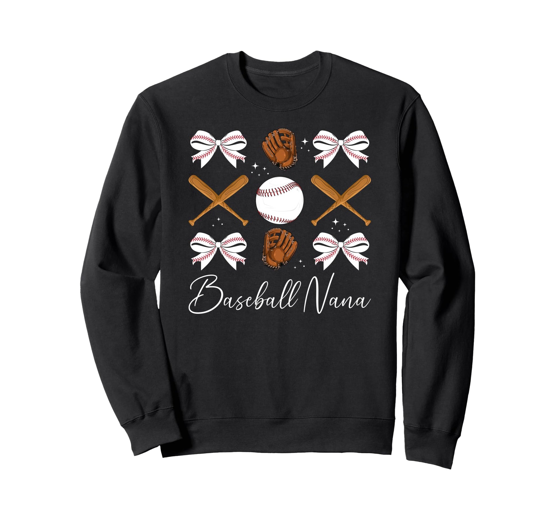 Baseball Nana Baseball Player Sweatshirt - Fun Novelty Design for Adults - T-Shirt, Sweatshirt, Hoodie
