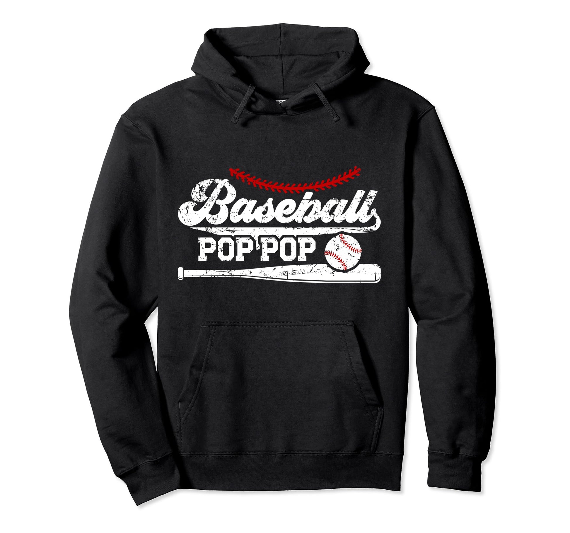 Baseball Pop Pop Baseball Player Pop Pop Hoodie - Graphic Print for Adults - T-Shirt, Sweatshirt, Hoodie
