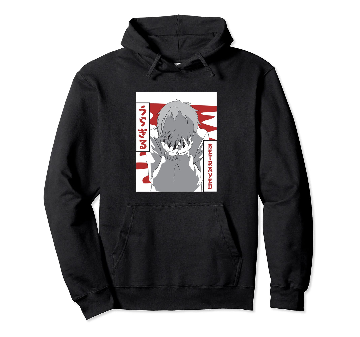 Emo Anime Japanese Vaporwave Hoodie - Streetwear Style for Adults - T-Shirt, Sweatshirt, Hoodie