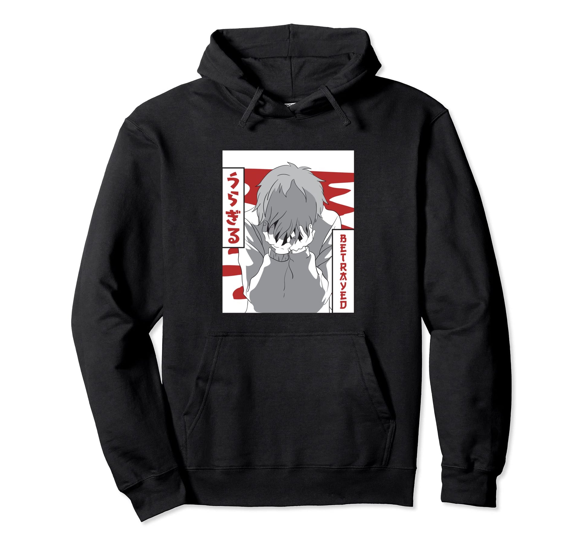 Emo Anime Japanese Vaporwave Hoodie - Streetwear Style for Adults - T-Shirt, Sweatshirt, Hoodie