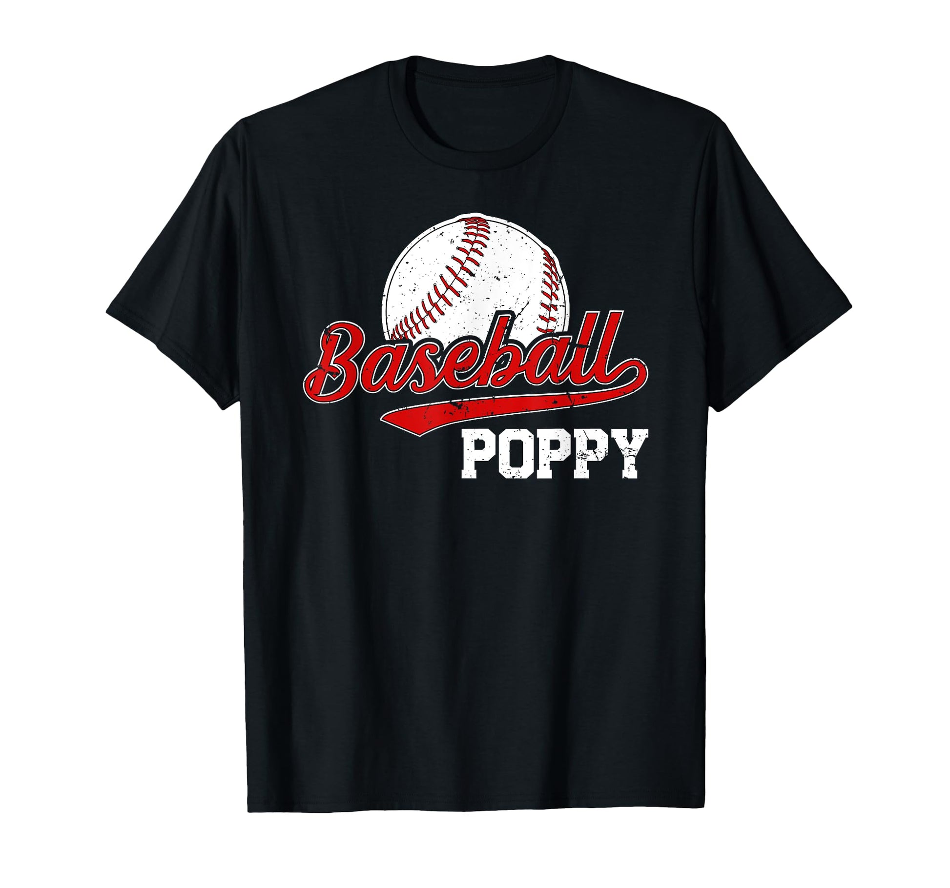 Baseball Poppy Grandpa Poppy Baseball T-Shirt - Minimalist Print Unisex - T-Shirt, Sweatshirt, Hoodie