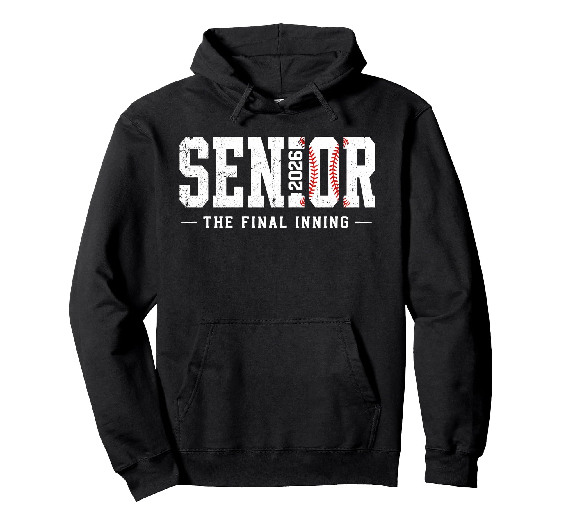 Last Day Baseball Senior 2026 Graduation Hoodie - Graphic Print Unisex - T-Shirt, Sweatshirt, Hoodie
