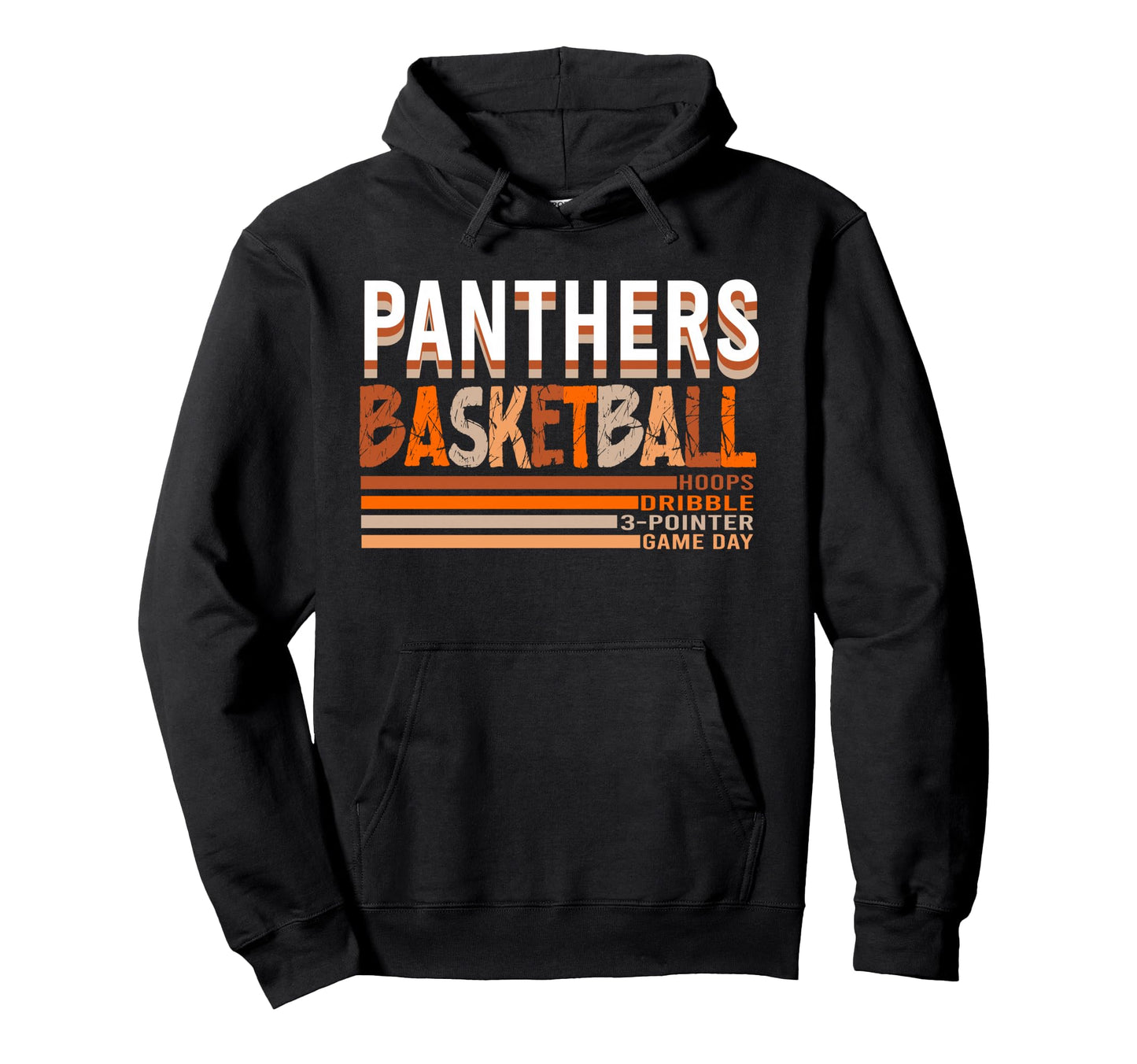 Panthers Basketball Mom Game Day Hoodie - Casual Everyday Wear Men Women - T-Shirt, Sweatshirt, Hoodie
