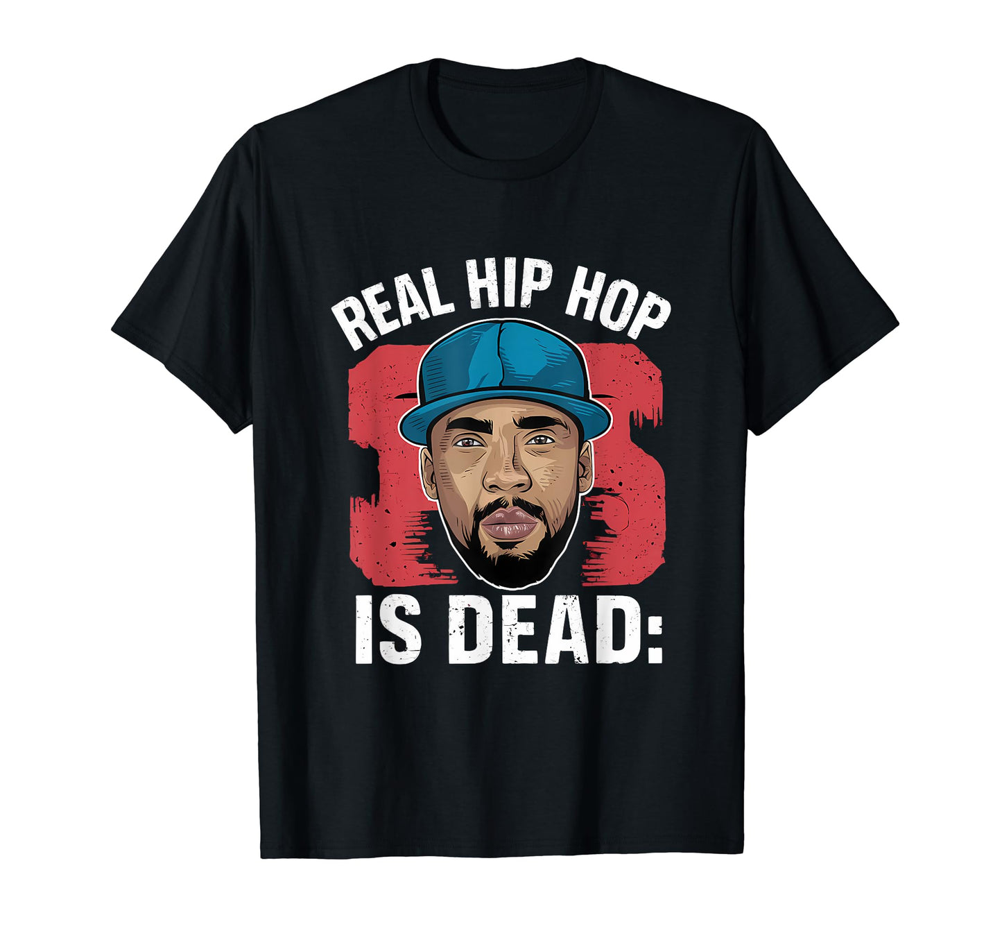 Real Hip Hop Is Dead Og Old School T-Shirt - Minimalist Print for Adults - T-Shirt, Sweatshirt, Hoodie