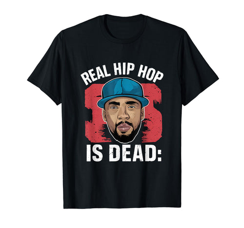 Real Hip Hop Is Dead Og Old School T-Shirt - Minimalist Print for Adults - T-Shirt, Sweatshirt, Hoodie