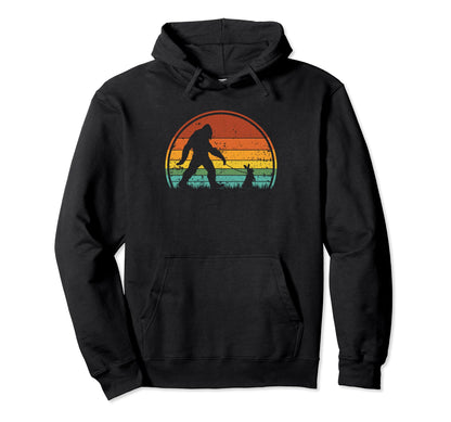Bigfoot Sasquatch Hide And Seek Hoodie - Aesthetic Graphic Men Women - T-Shirt, Sweatshirt, Hoodie