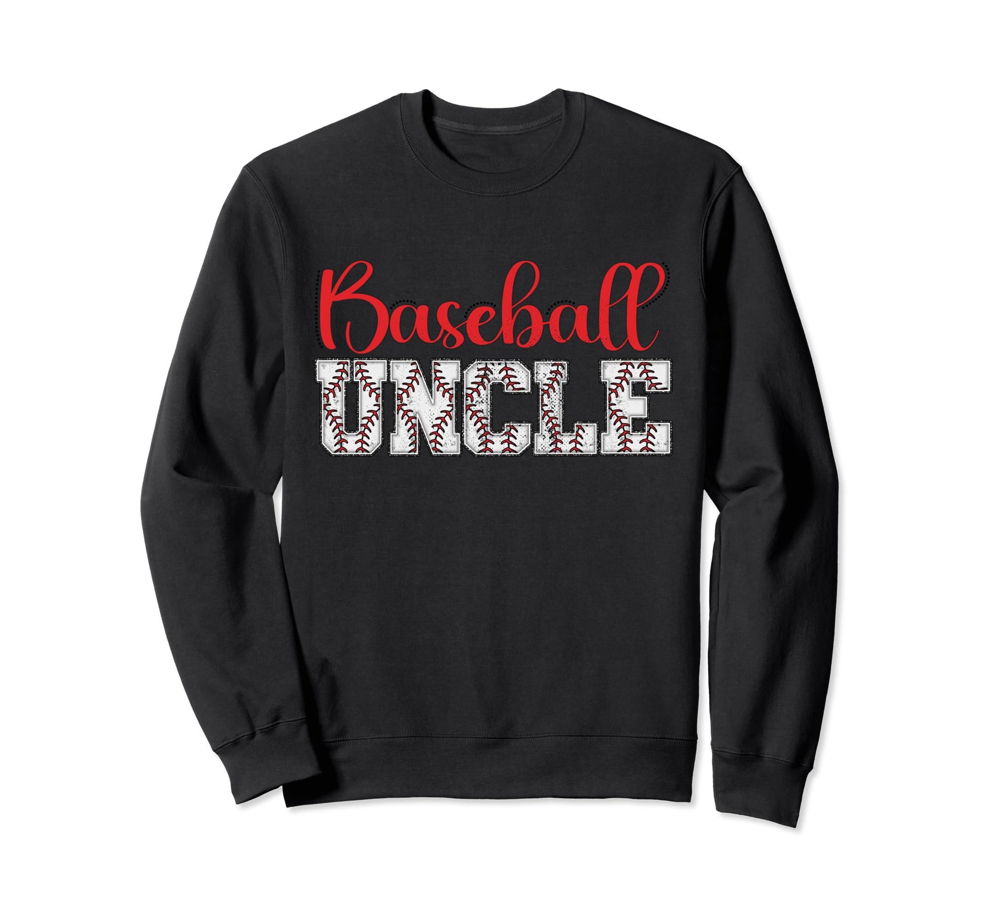 Baseball Uncle Funny Sporty Sweatshirt - Minimalist Print Men Women - T-Shirt, Sweatshirt, Hoodie