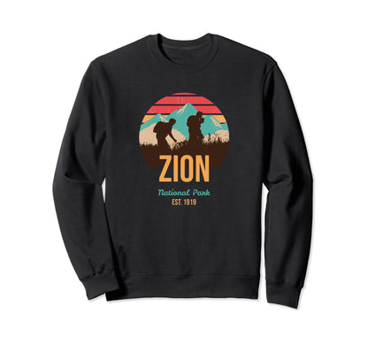 Zion National Park Utah 1919 Narrows Sweatshirt - Graphic Print for Adults - T-Shirt, Sweatshirt, Hoodie