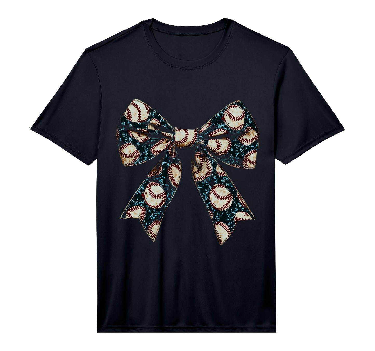Baseball Coquette Bow Baseball Player T-Shirt - Trendy Graphic for Adults - T-Shirt, Sweatshirt, Hoodie