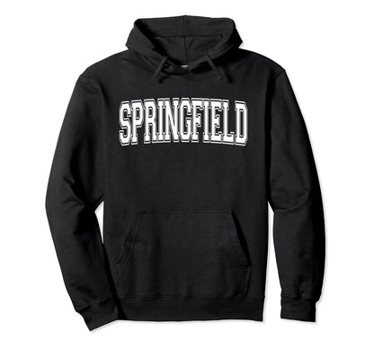 Springfield Or Oregon Usa Sports Varsity Hoodie - Graphic Print Men Women - T-Shirt, Sweatshirt, Hoodie
