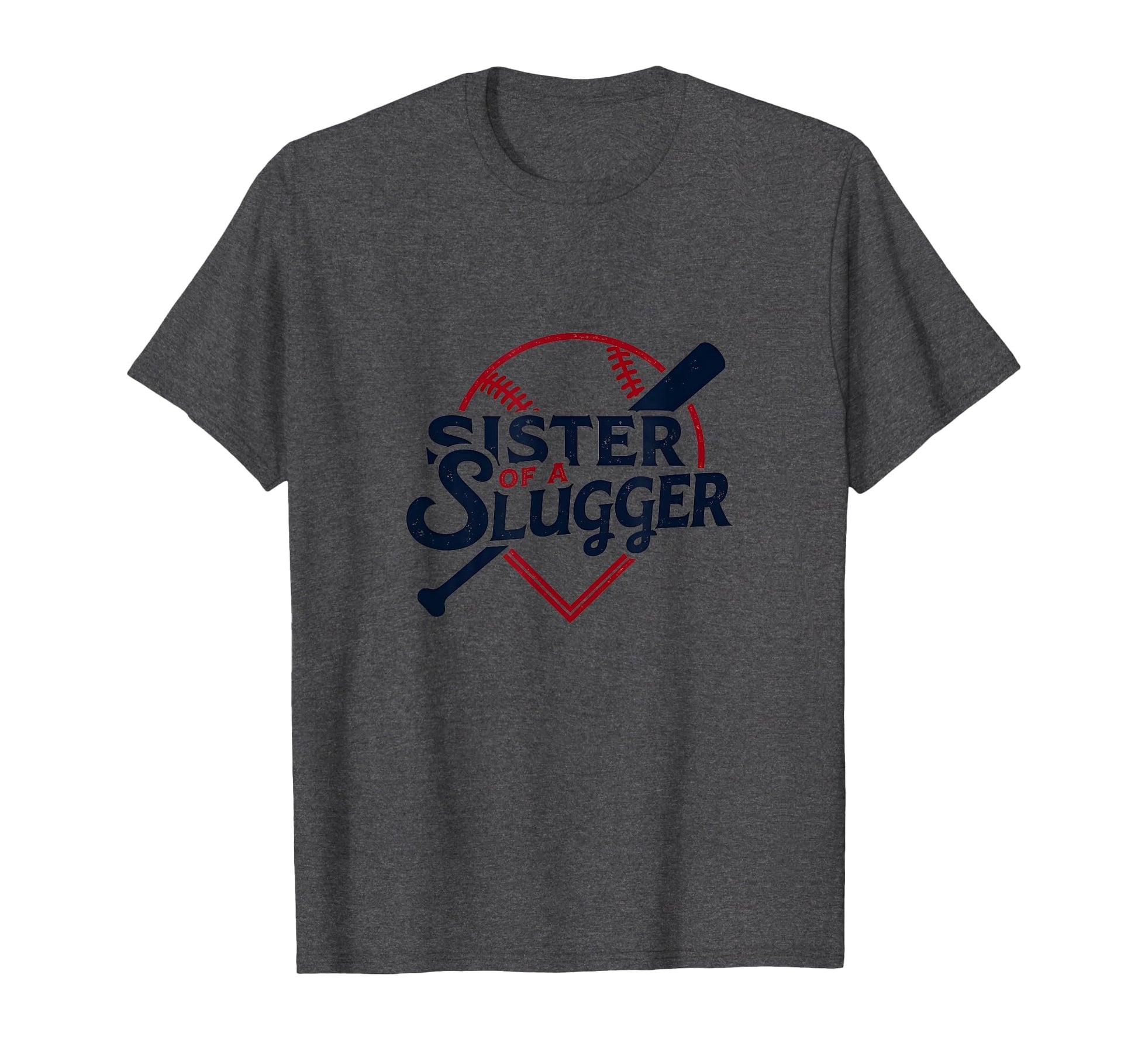 Baseball Sister Sister Slugger Sports T-Shirt - Minimalist Print Men Women - T-Shirt, Sweatshirt, Hoodie