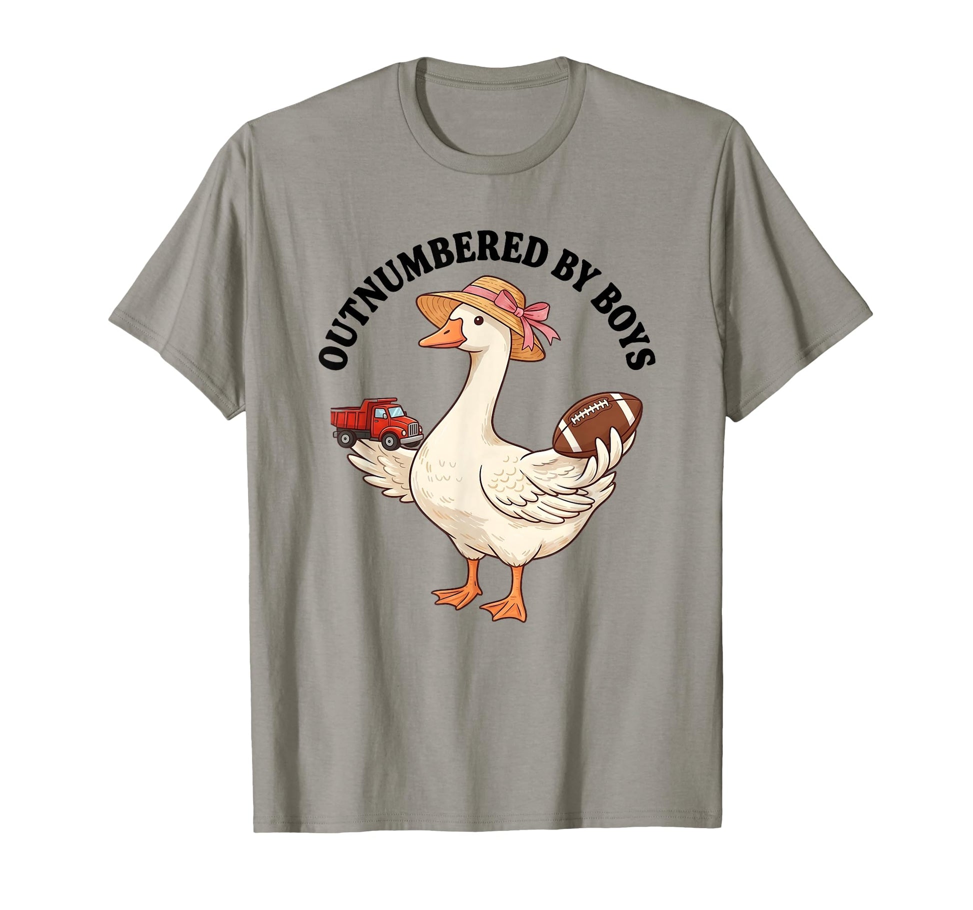 Outnumbered Goose Funny Mom Life T-Shirt - Custom Art Print for Adults - T-Shirt, Sweatshirt, Hoodie