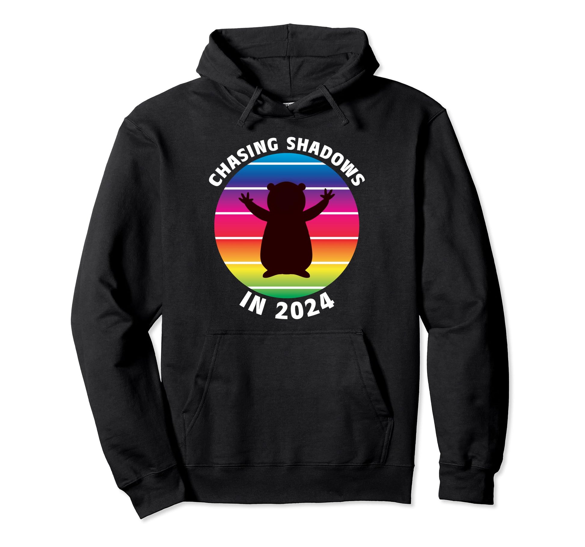 Groundhog Day 2024 Funny Rainbow Hoodie - Streetwear Style Men Women - T-Shirt, Sweatshirt, Hoodie