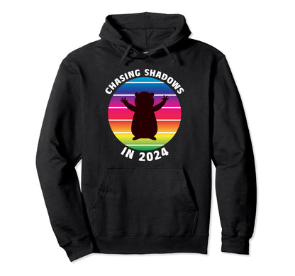 Groundhog Day 2024 Funny Rainbow Hoodie - Streetwear Style Men Women - T-Shirt, Sweatshirt, Hoodie