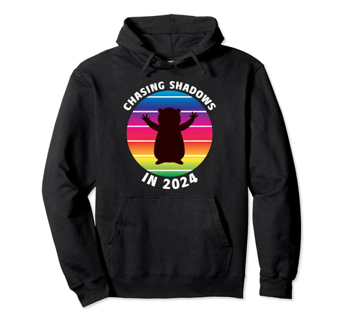 Groundhog Day 2024 Funny Rainbow Hoodie - Streetwear Style Men Women - T-Shirt, Sweatshirt, Hoodie