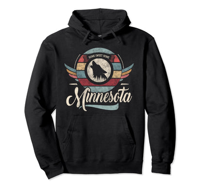 Minnesota State Animal Wolf Sweet Home Hoodie - Aesthetic Graphic Unisex - T-Shirt, Sweatshirt, Hoodie