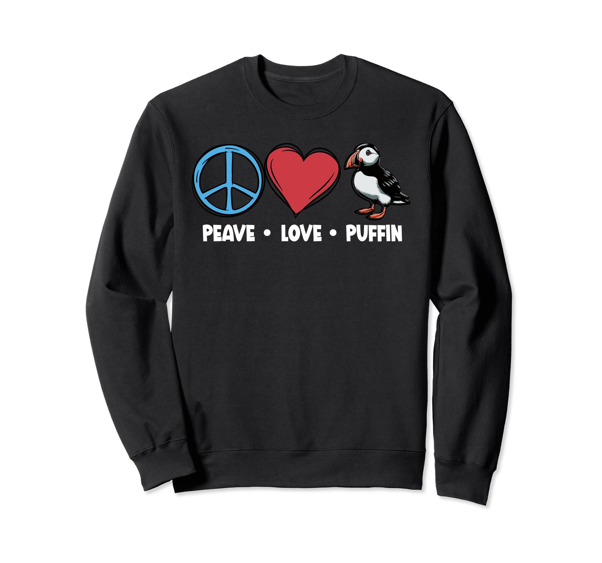 Love Puffin Atlantic Puffin Sweatshirt - Aesthetic Graphic Men Women - T-Shirt, Sweatshirt, Hoodie