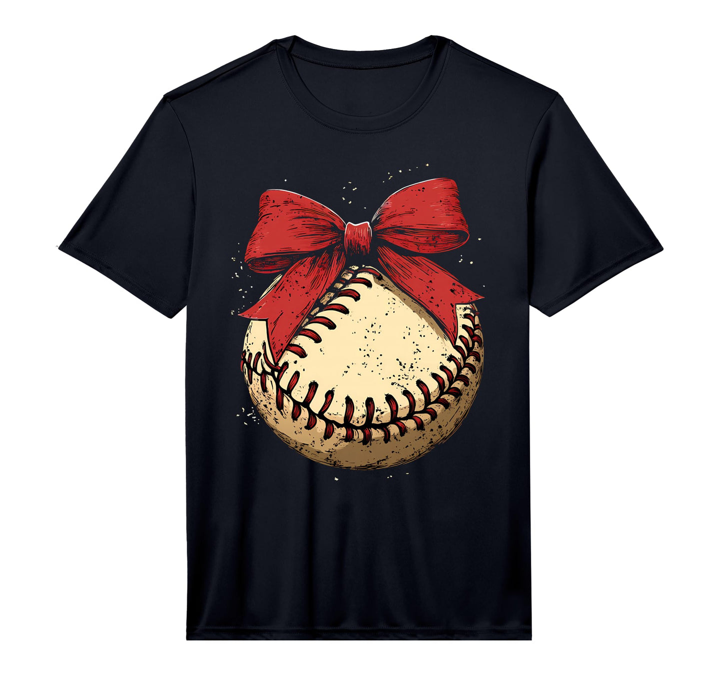 Baseball Coquette Bow Baseball Player T-Shirt - Unique Graphic Men Women - T-Shirt, Sweatshirt, Hoodie
