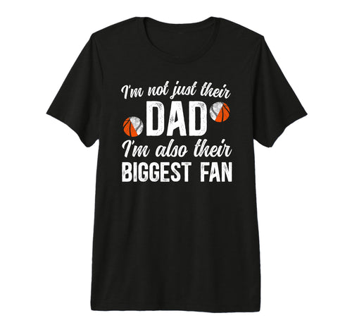 Mens Their Biggest Fan Baseball T-Shirt - Fun Novelty Design for Adults - T-Shirt, Sweatshirt, Hoodie