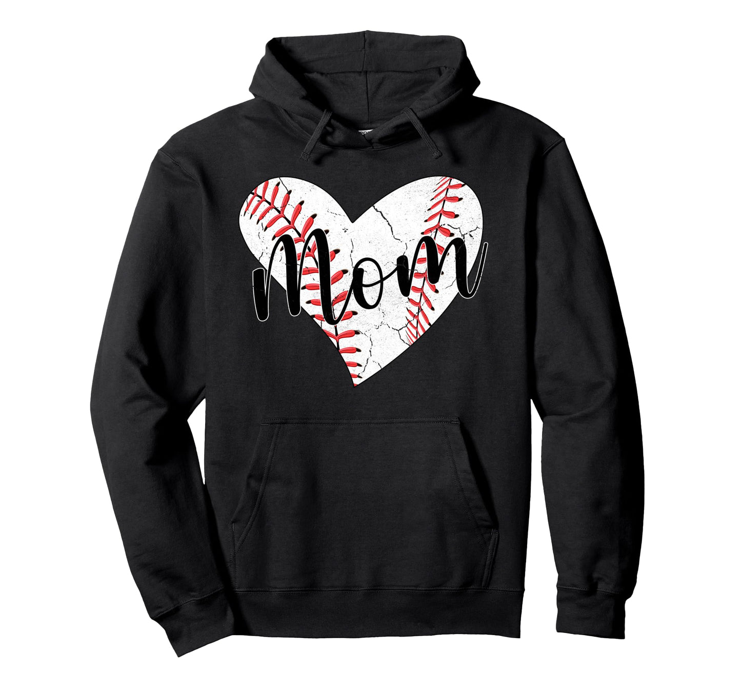 Baseball Mom Grandma Mothers Day Baseball Hoodie - Unique Graphic Unisex - T-Shirt, Sweatshirt, Hoodie