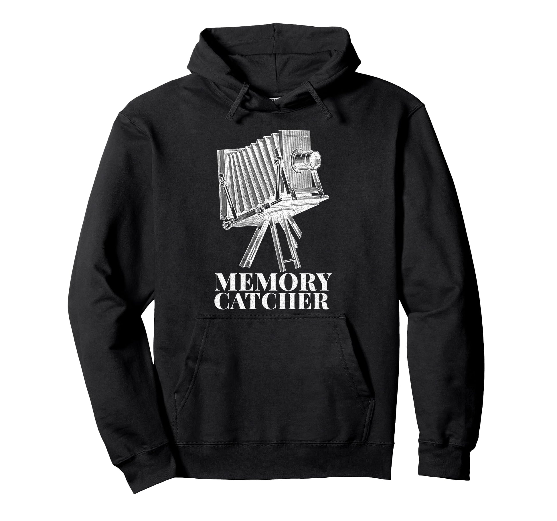 Antique Camera Photography Cameraman Hoodie - Fun Novelty Design Men Women - T-Shirt, Sweatshirt, Hoodie