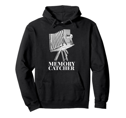Antique Camera Photography Cameraman Hoodie - Fun Novelty Design Men Women - T-Shirt, Sweatshirt, Hoodie