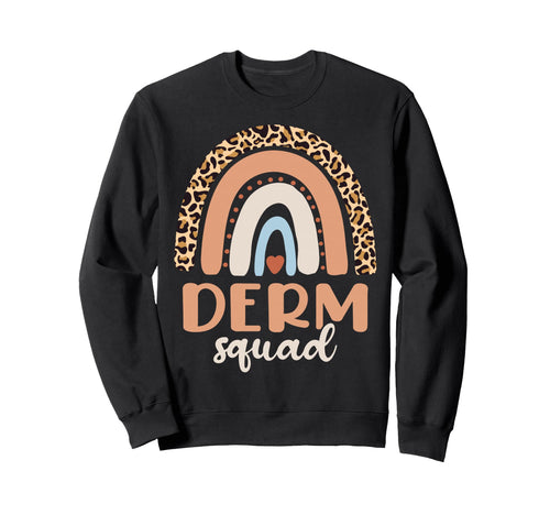 Derm Squad Dermatology Skin Sweatshirt - Minimalist Print for Adults - T-Shirt, Sweatshirt, Hoodie
