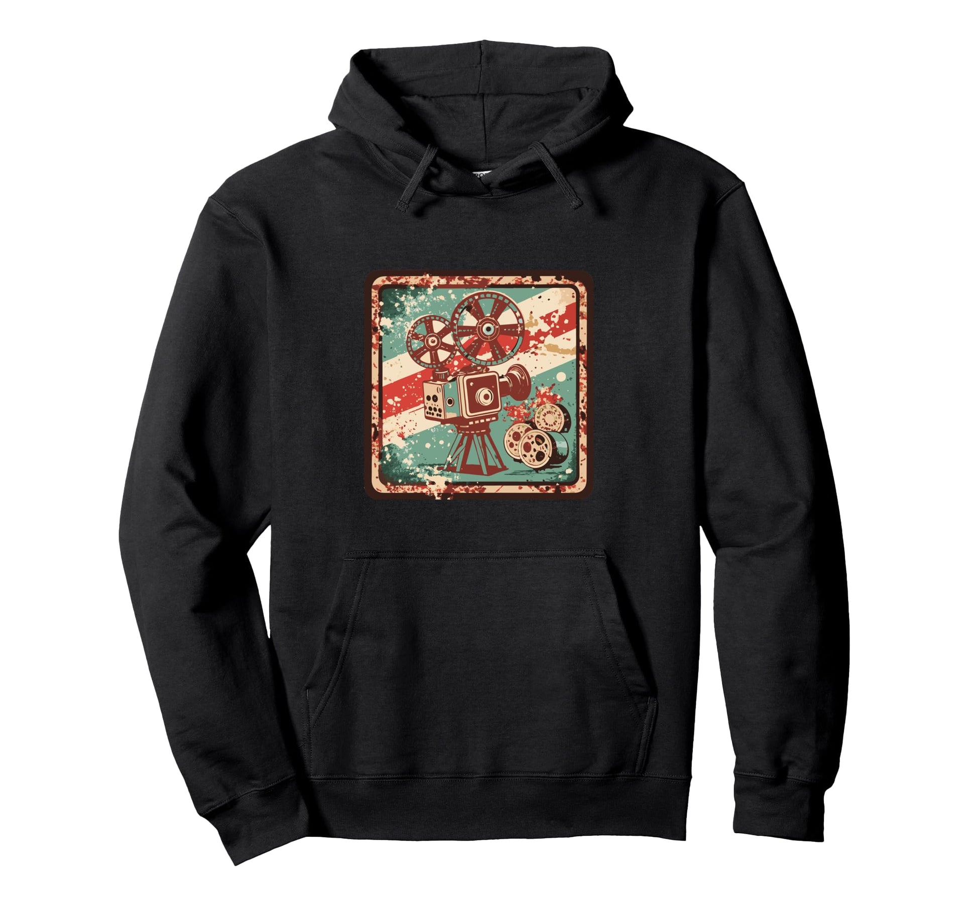Snirt Camera Motif Camera Hoodie - Custom Art Print Unisex - T-Shirt, Sweatshirt, Hoodie