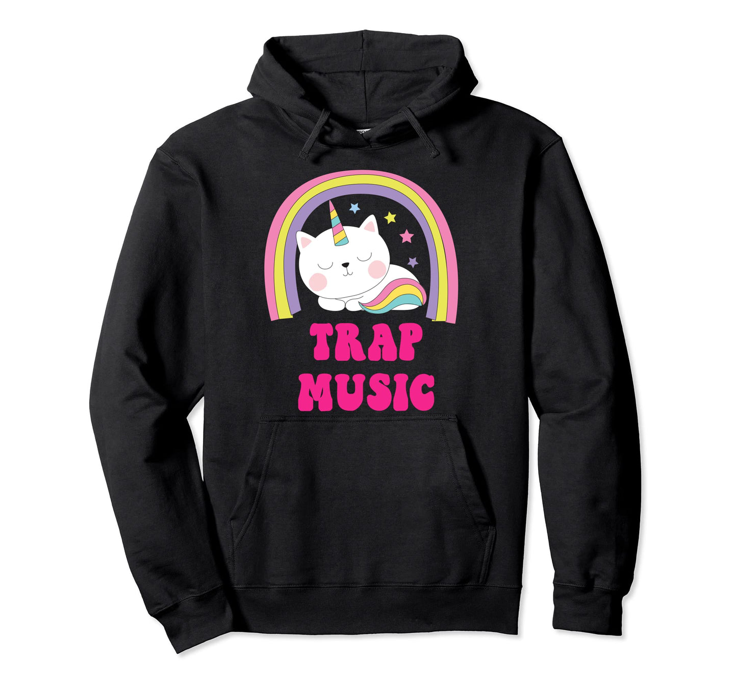 Sarcastic Rainbow Funny Unicorn Hoodie - Casual Everyday Wear Men Women - T-Shirt, Sweatshirt, Hoodie