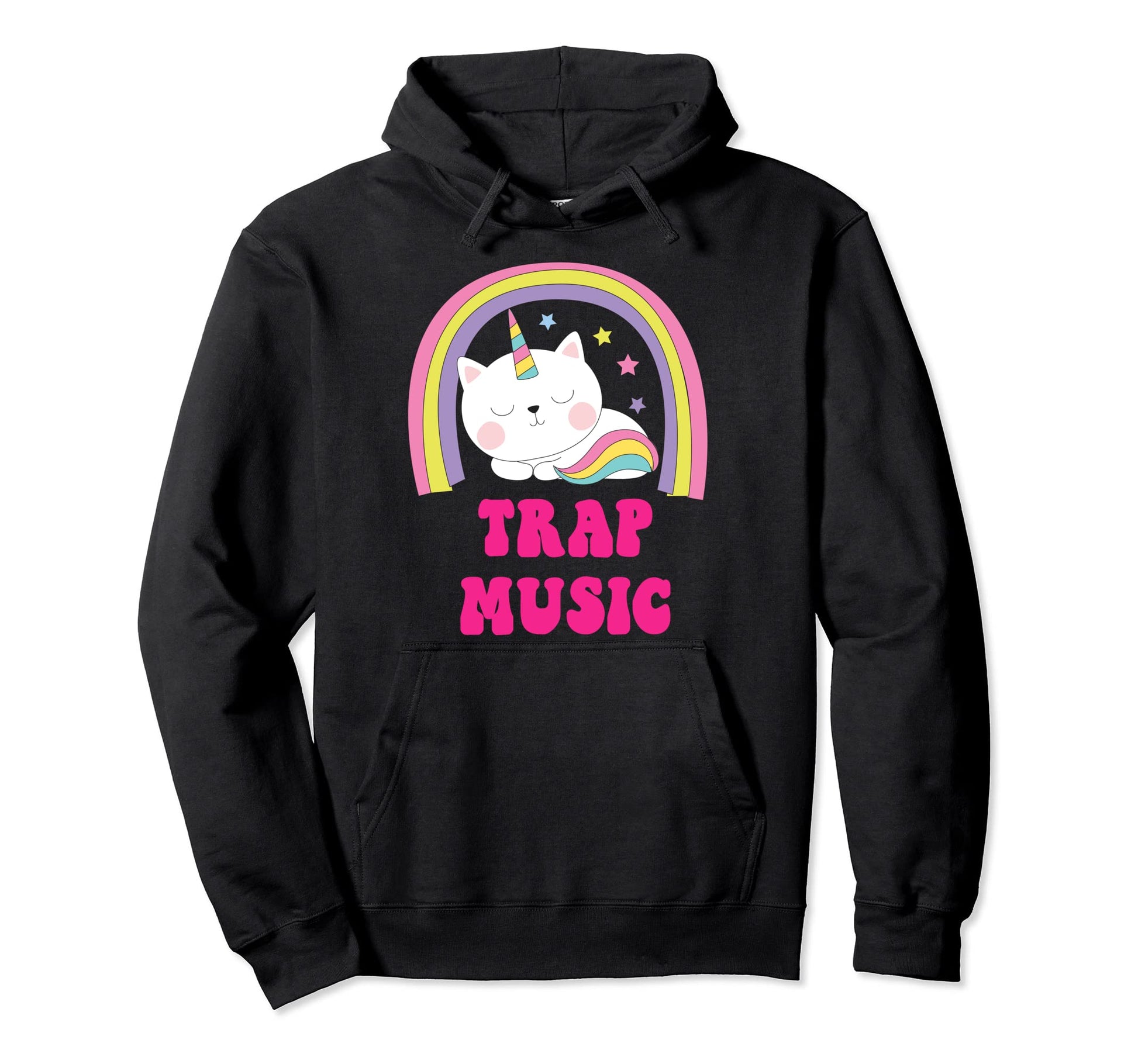 Sarcastic Rainbow Funny Unicorn Hoodie - Casual Everyday Wear Men Women - T-Shirt, Sweatshirt, Hoodie