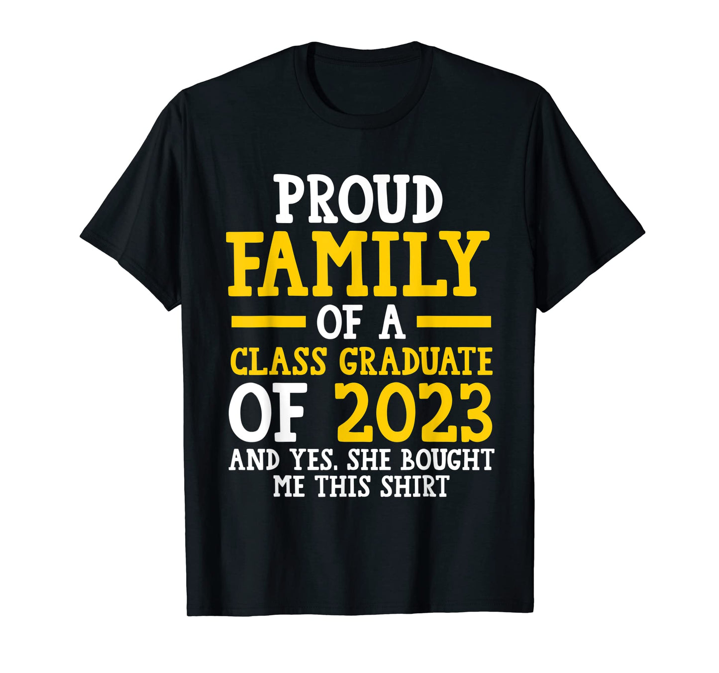 Proud Family Class Graduate 2023 T-Shirt - Minimalist Print for Adults - T-Shirt, Sweatshirt, Hoodie