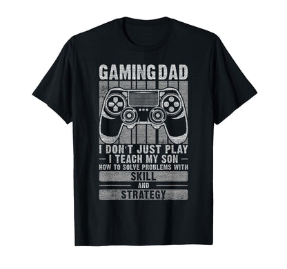 Gaming Dad Father Son Fathers Day Video T-Shirt - Streetwear Style Unisex - T-Shirt, Sweatshirt, Hoodie