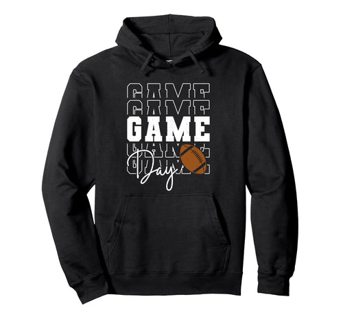 Game Day Football Mama Mom Touch Down Hoodie - Trendy Graphic for Adults - T-Shirt, Sweatshirt, Hoodie
