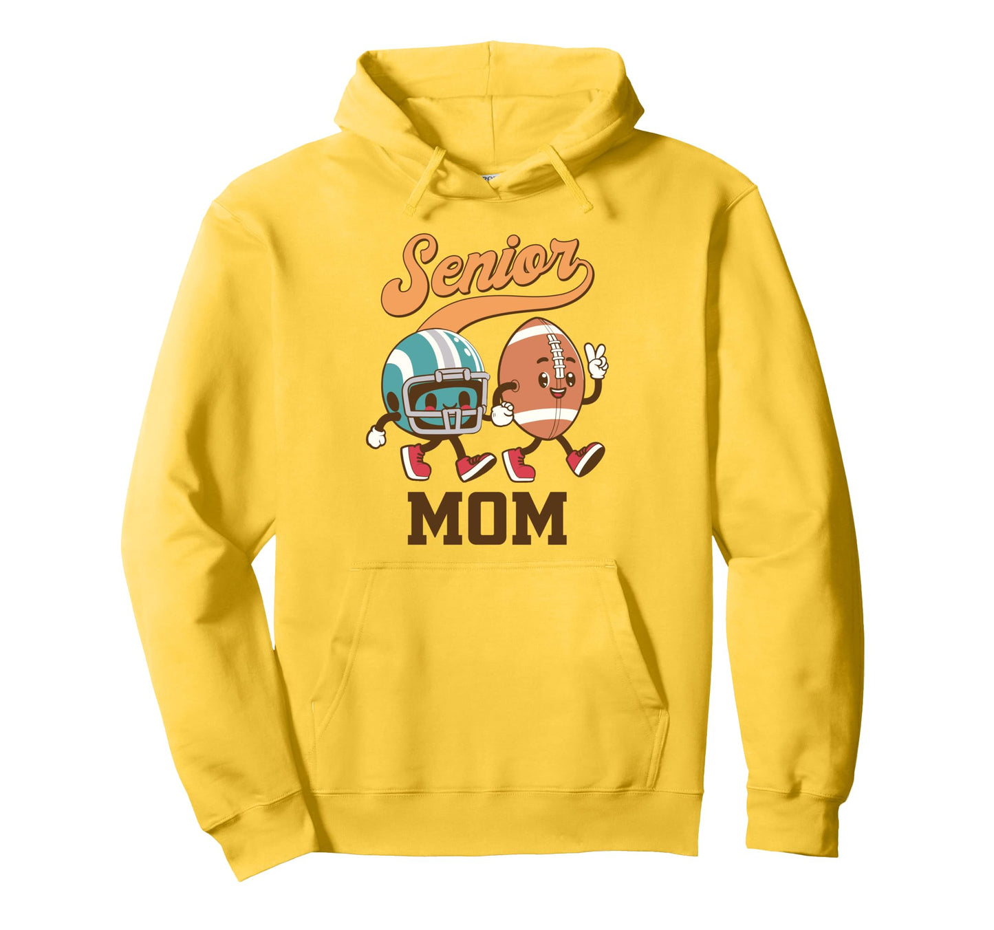 Football Mom Football Mama Biggest Hoodie - Minimalist Print for Adults - T-Shirt, Sweatshirt, Hoodie