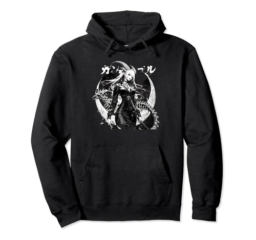 Goth Grunge Demon Anime Waifu Horror Hoodie - Novelty Apparel Men Women - T-Shirt, Sweatshirt, Hoodie