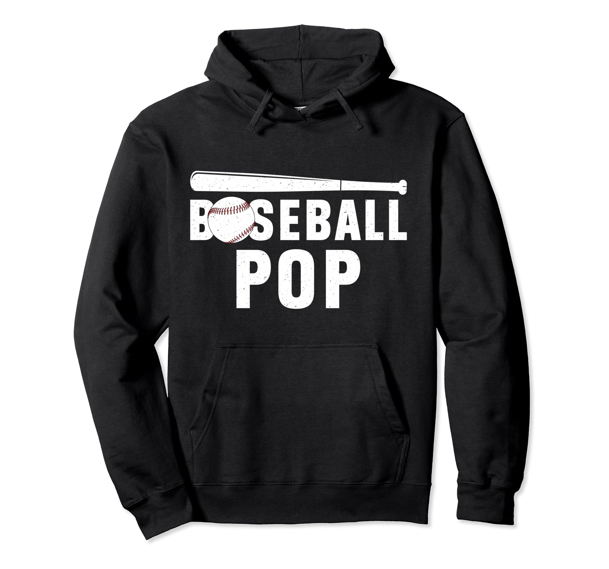 Baseball Pop Proud Grandpa Pop Baseball Hoodie - Graphic Print Men Women - T-Shirt, Sweatshirt, Hoodie