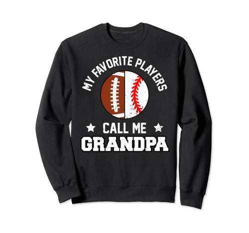 My Favorites Football Baseball Sweatshirt - Trendy Graphic for Adults - T-Shirt, Sweatshirt, Hoodie