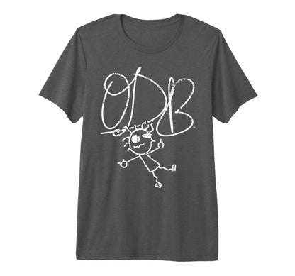 Odb Ol Dirty Ba Ard Sketch T-Shirt - Fun Novelty Design for Adults - T-Shirt, Sweatshirt, Hoodie