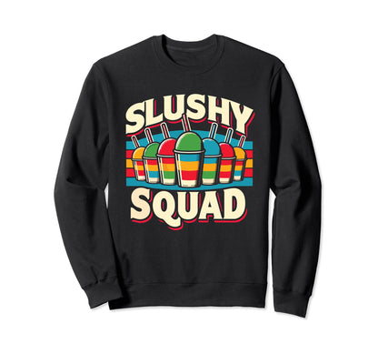 Slushy Squad Rainbow Sweatshirt - Novelty Apparel Men Women - T-Shirt, Sweatshirt, Hoodie