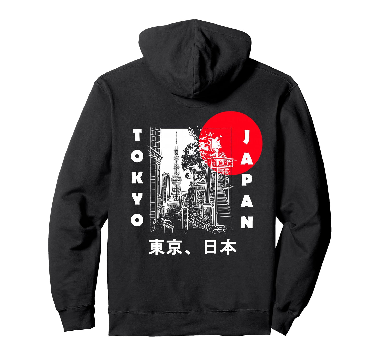 Japan Aesthetic Comic Tokyo Hoodie - Aesthetic Graphic Men Women - T-Shirt, Sweatshirt, Hoodie