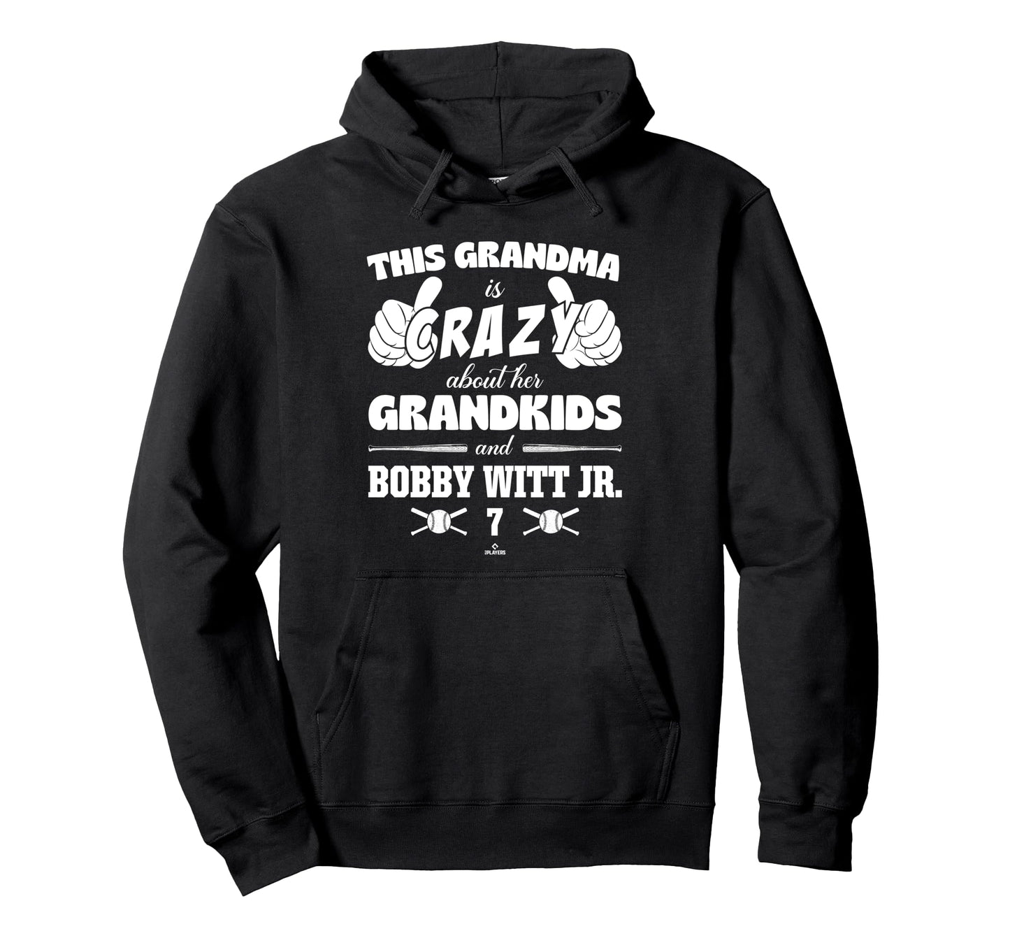 Grandma Crazy Bobby Witt Jr Kansas Hoodie - Casual Everyday Wear Unisex - T-Shirt, Sweatshirt, Hoodie