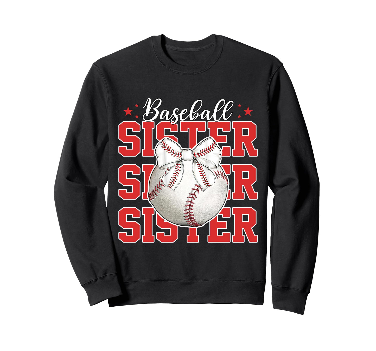 Baseball Sister Sport Lover Sister Sweatshirt - Trendy Graphic Unisex - T-Shirt, Sweatshirt, Hoodie